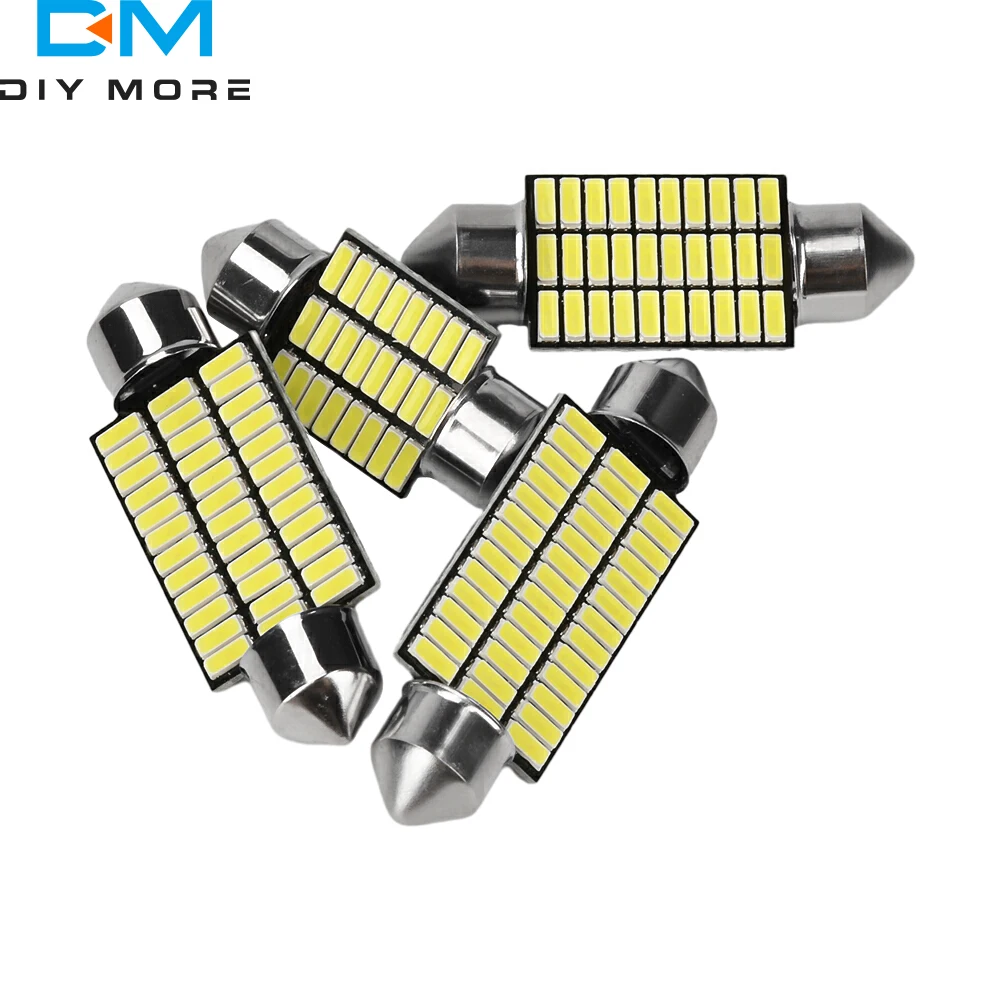 12V 2W Car Interior Ceiling Trunk License Plate Light 24/30/36/39 LED SMD 300LM Light for Roof Lights Map lights Trunk Lights