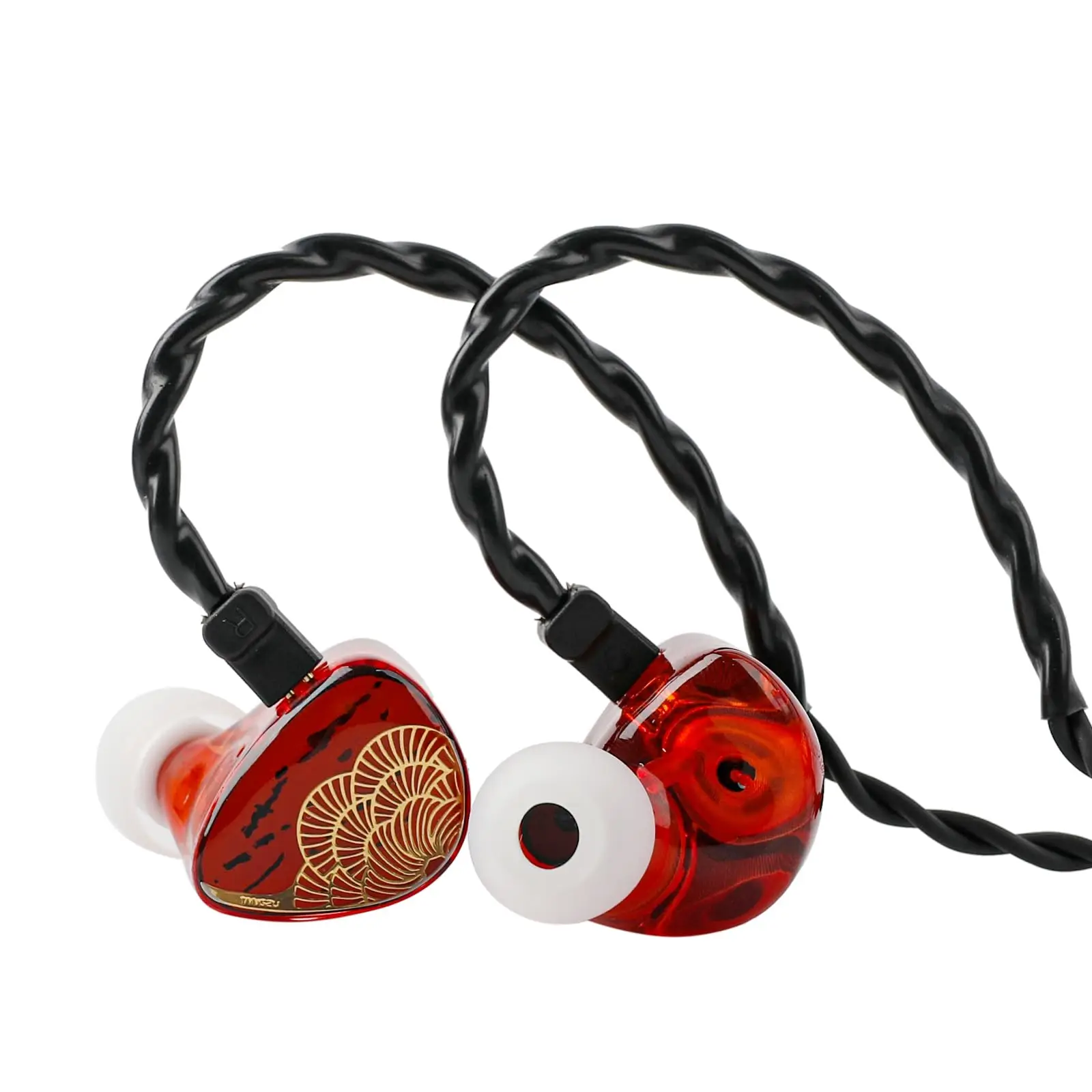 

TANGZU x HBB XuanNv in Ear Monitor, 2 Dynamic Driver HiFi IEM Earphones, Wired Gaming Earbuds with 3D Printed Resin Shell