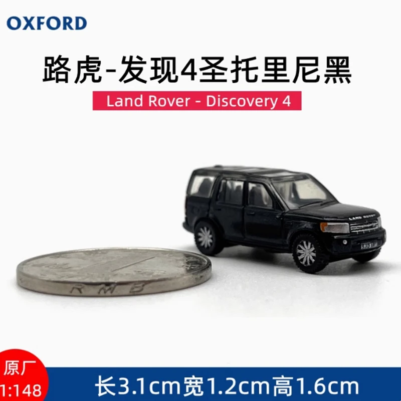

OXFORD N Scale 1:148 Land Rover Discovery 4 Black Alloy Mini Car Model Static Decoration Collectibles Gift Toys