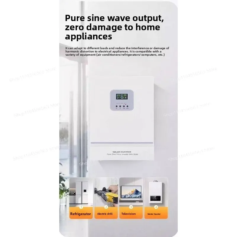 Off Grid Solar Hybrid Inverter High Frequency 220V MPPT Solar Charge Controller