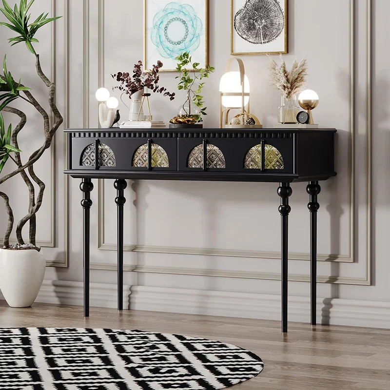 Simple Design Corner Table Living Room Vintage Modern Style Console Tables Entrance Luxury Console Ingresso Home Furniture