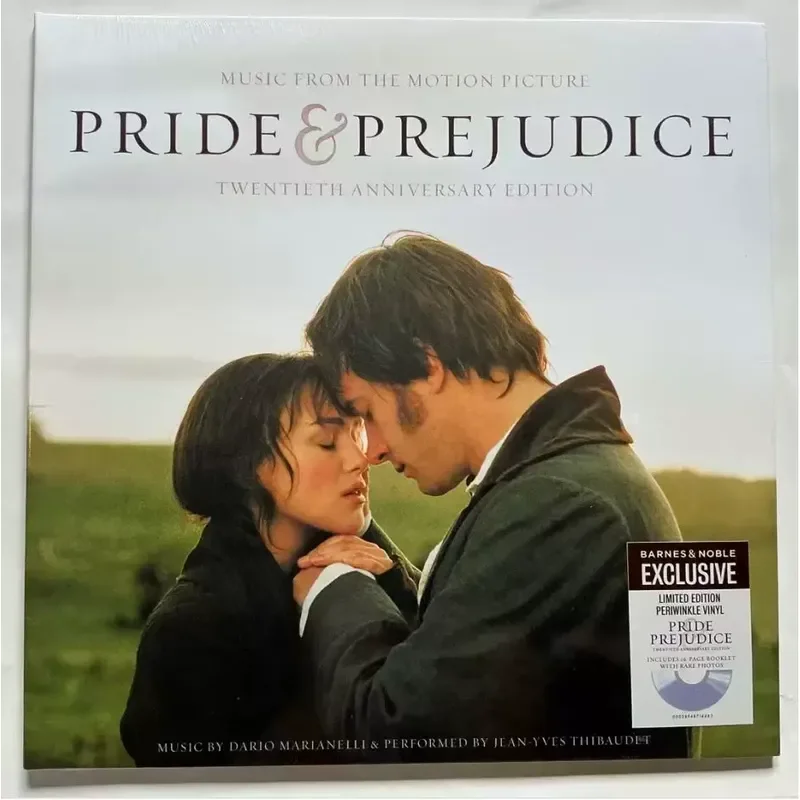 Pride & Prejudice : Bande originale du film, édition de luxe 20e anniversaire, vinyle 2LP pour les collectionneurs de bandes originales de films