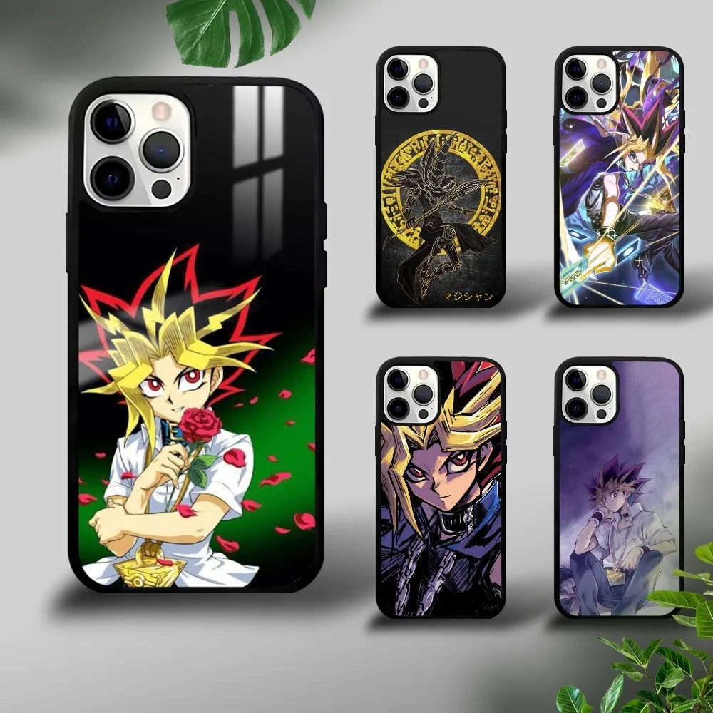 Anime Y-Yu Gi Oh Yugioh Phone Case For iPhone 16 15 14 13 12 11 Pro Xs Max Mini Plus Celulares Hard Funda