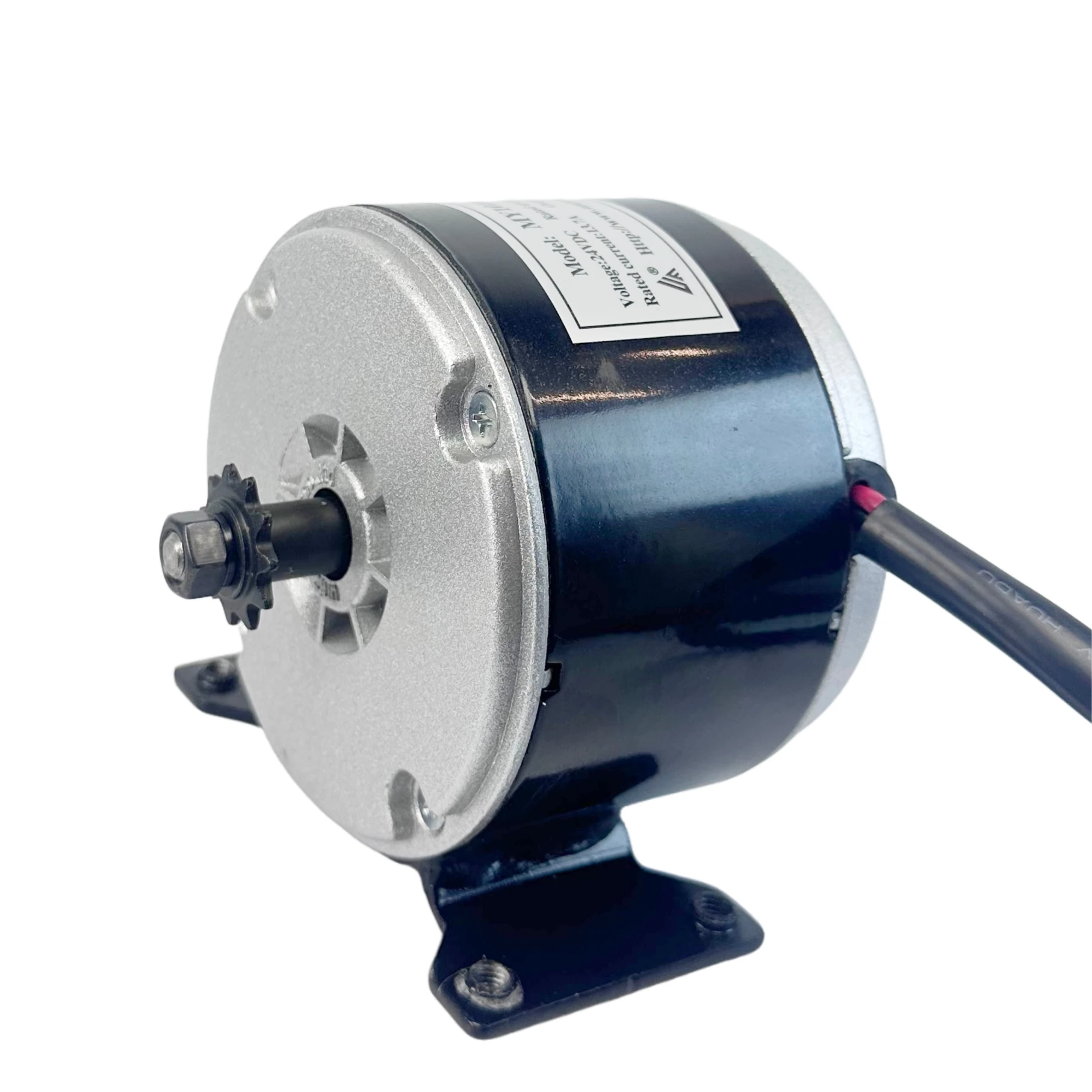 Silnik szczotkowy DC 250W 12V 24V 36V 11T o wysokiej prędkości, silnik szczotkowy MY1016, silnik prądu stałego z magnesami trwałymi.