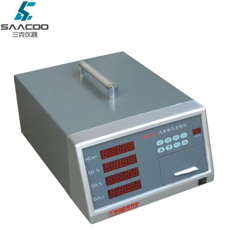 Automobile exhaust analyzer automobile gas analyzer microcomputer exhaust detector gasoline vehicle emission detector