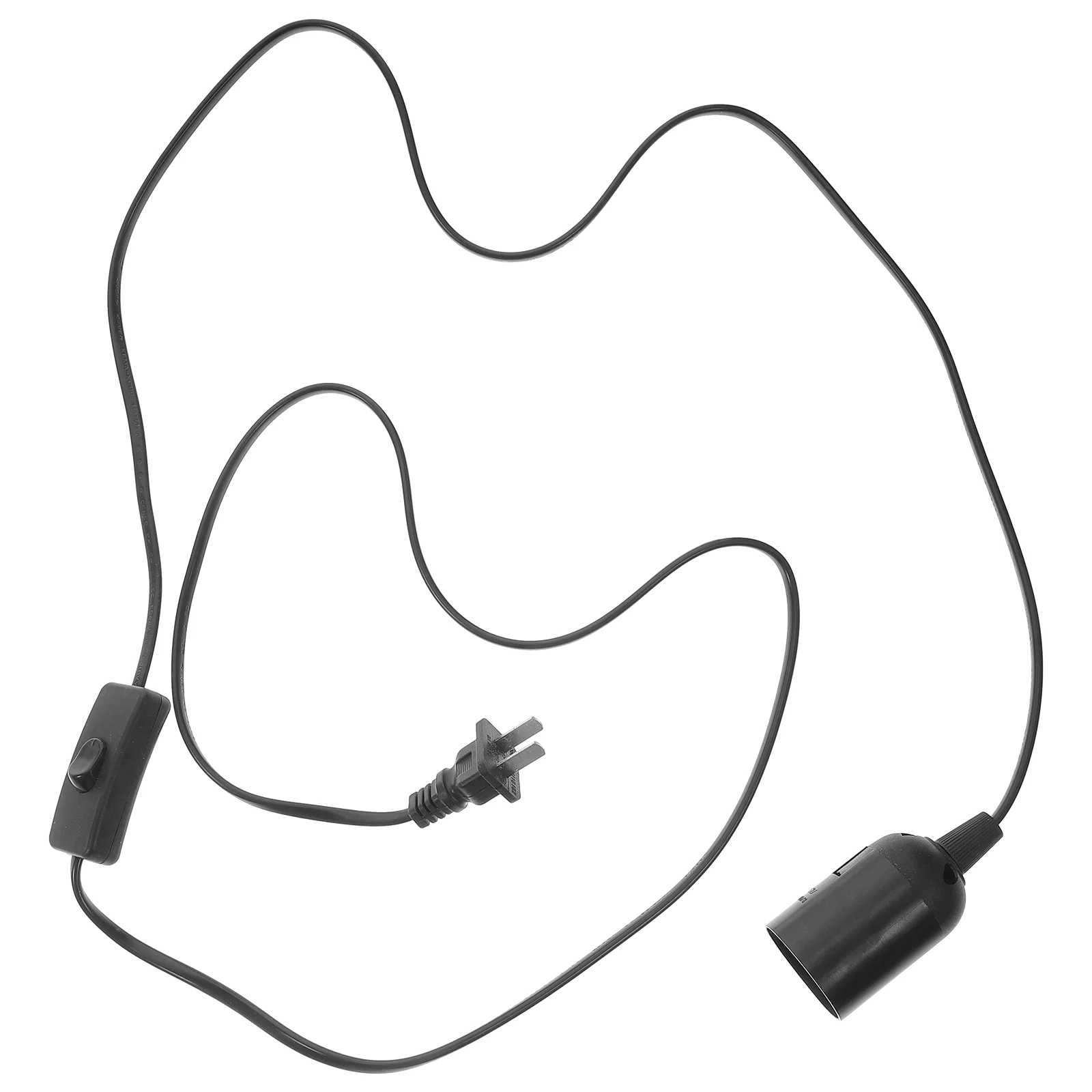 

Extension Cord Hanging Lamp Holder with Wire Dental Curing Light Tools Line Bulb Socket Black