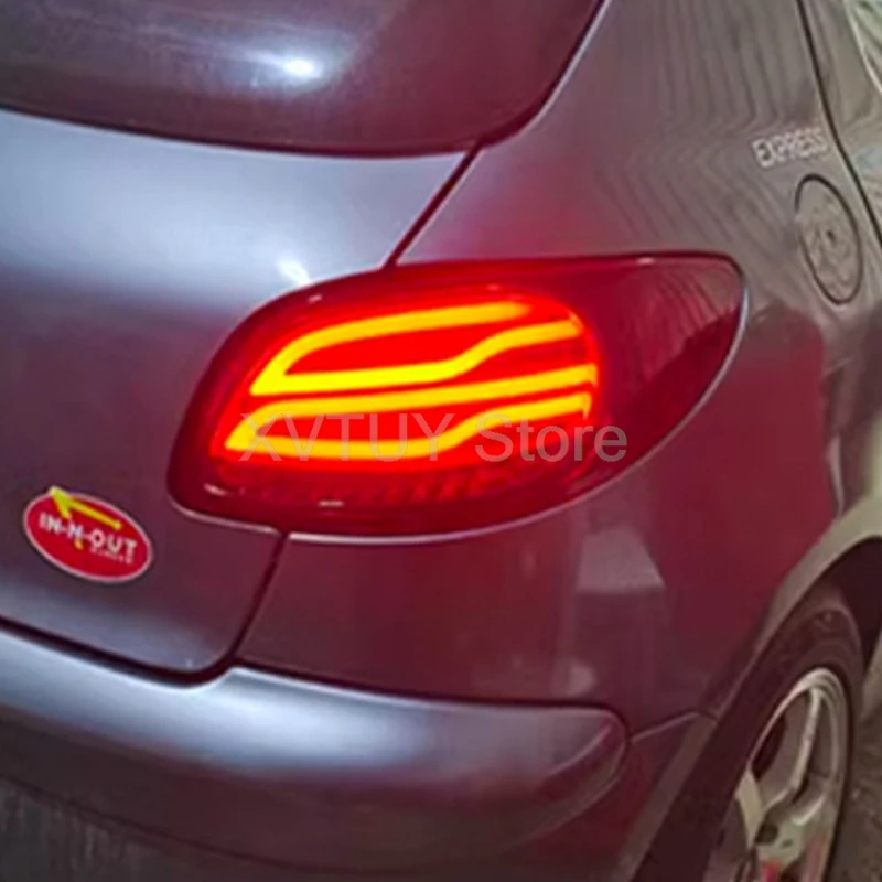 Dla Peugeot 206207   Światło tylne Światła tylne LED Światło stopu hamulca Światła kierunkowskazów jazdy Akcesoria samochodowe Akcesoria samochodowe