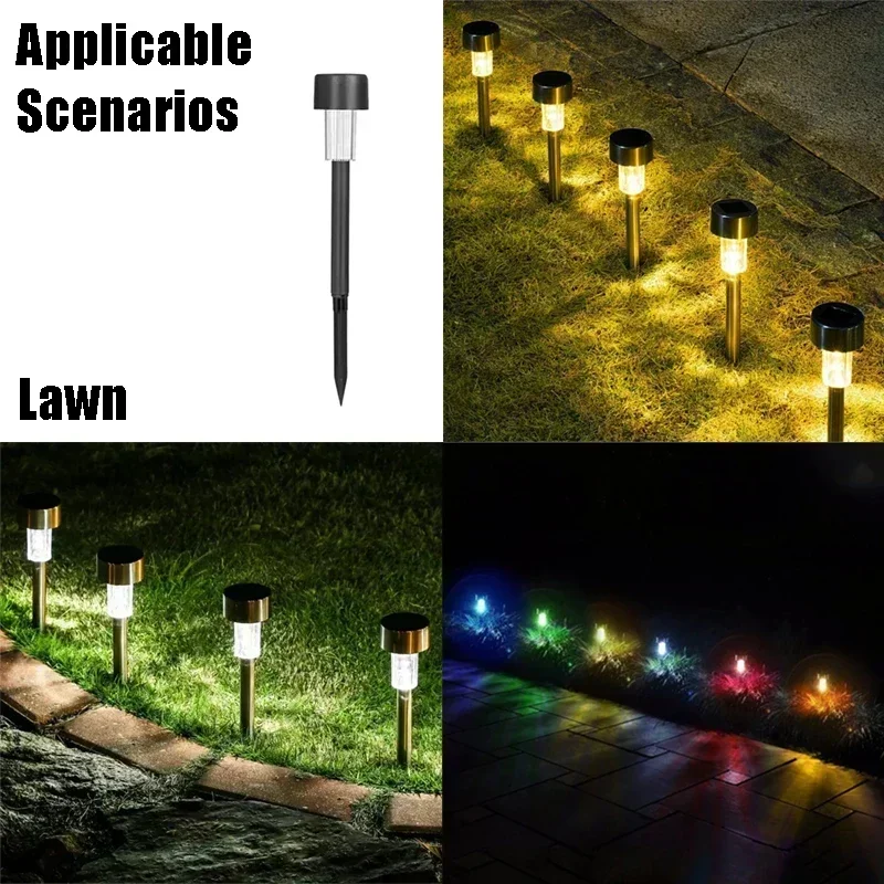 1-30 Pcs Solar LED Light Railing Decoration Lights Outdoor Lights Waterproof Courtyard Lawn Lamp for Garden Lawn Pool Railing