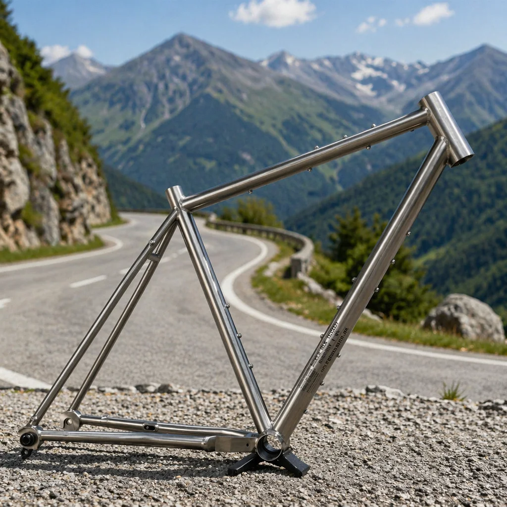 Titanium Gravel Bike Frame Mountain Bicycle Frame