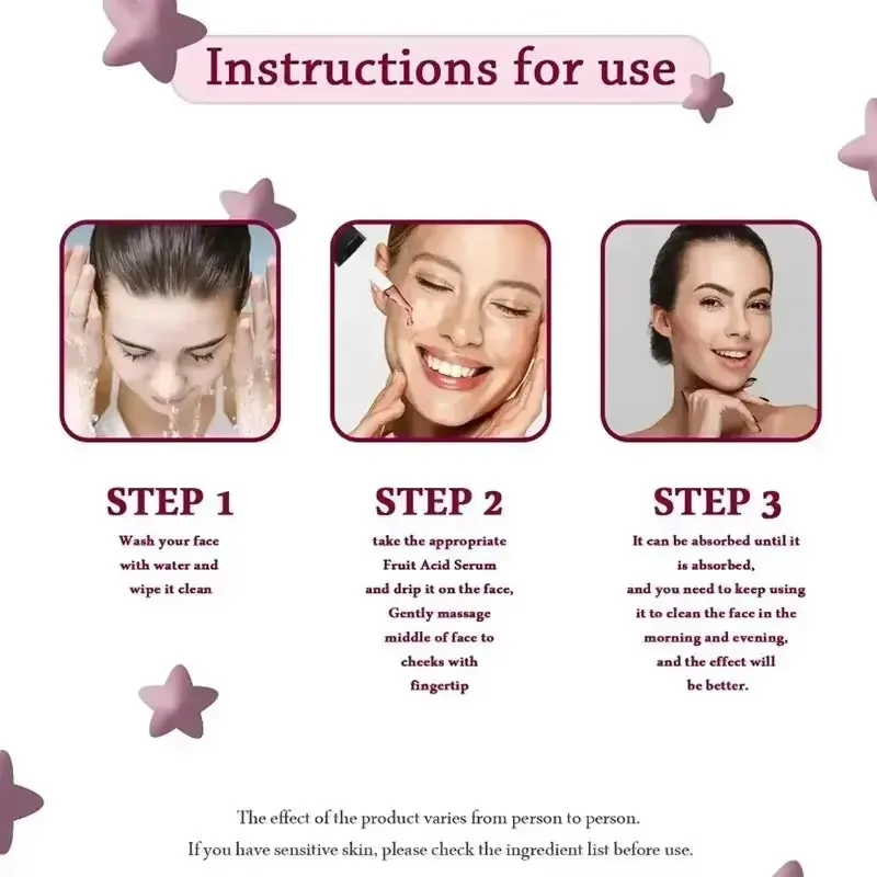 سيروم تقليص المسام حمض الفاكهة الساليسيليك الوجه إزالة الرؤوس السوداء جل التحكم في الزيت تبييض ترطيب العناية بالبشرة الناعمة #6