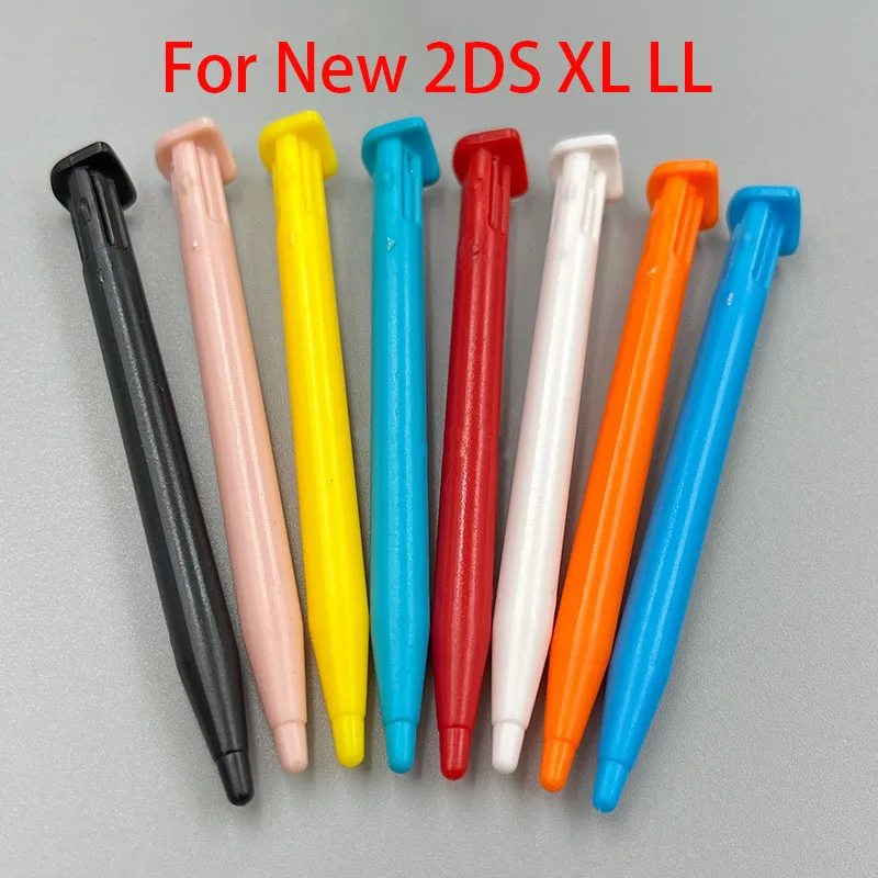1PC สําหรับ Nintendo ใหม่ 2DSLL XL เกมคอนโซลหน้าจอสัมผัสปากกา Stylus สีลายมือจังหวะปากกาควบคุมปากกาพลาสติก