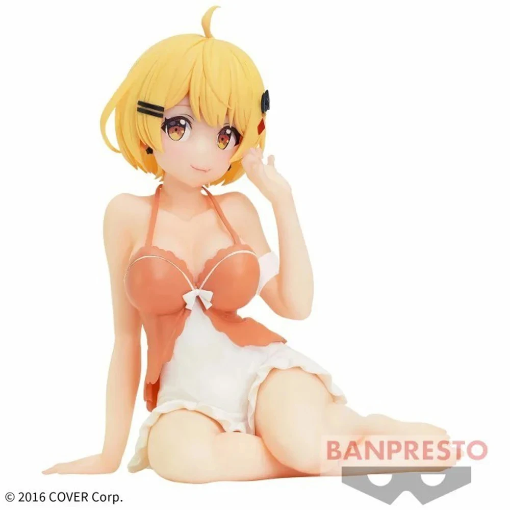 In Stock Banpresto Relax Time Anime Hololive If Shirakami Fubuki Yozora Mel Akai Haato Ookami Mio Figure Model Boxed Toy