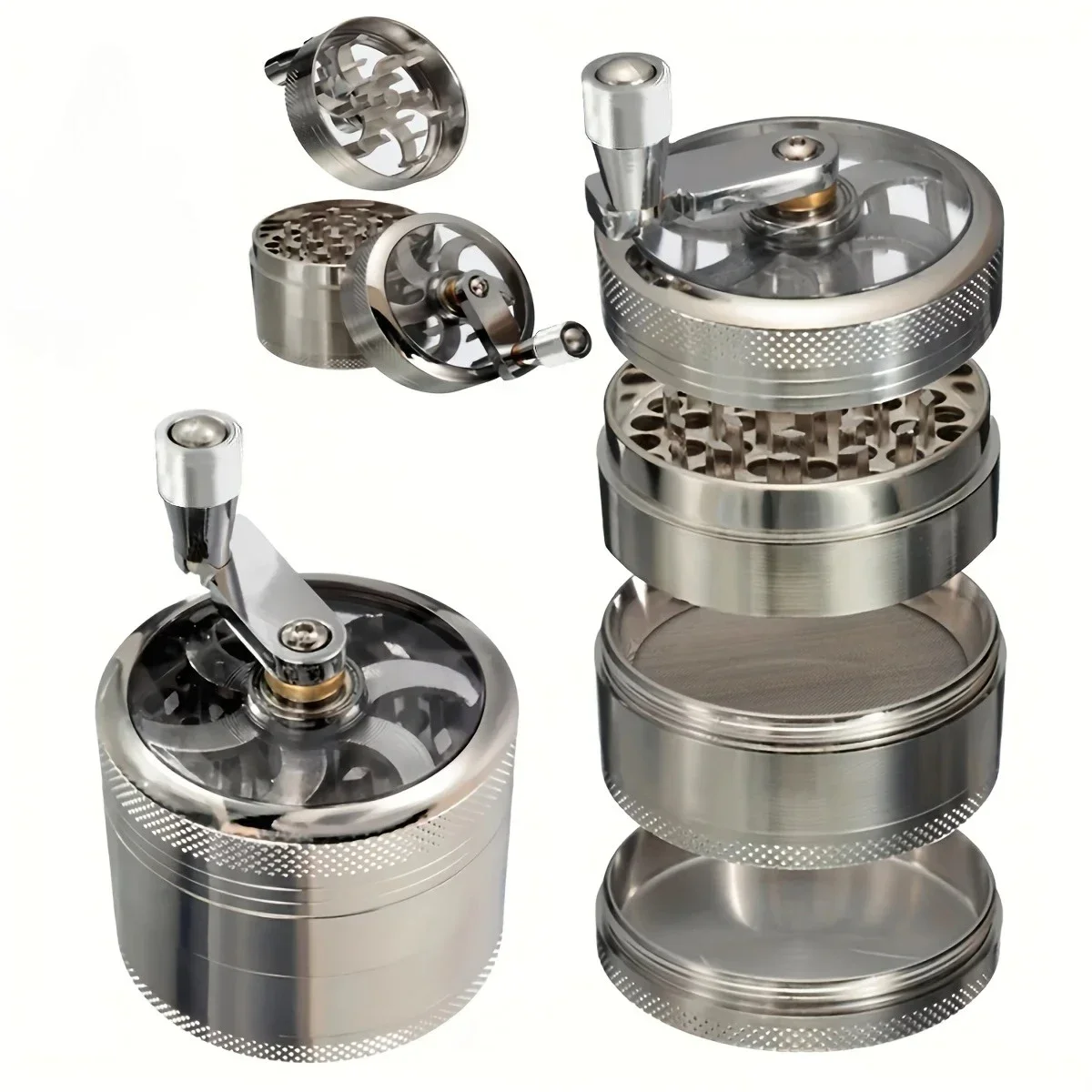 Nut and Hard Spice Grinder for Nutmeg Ginger Rock Salt and Peppercorn Hand Tools, Crushers