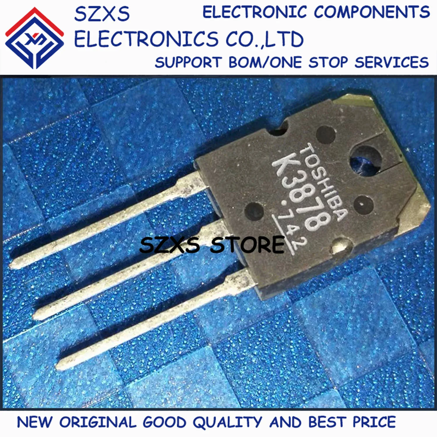 

New Original 10Pcs 2SK3878 K3878 TO-3P 900V 9A MOSFET Field-Effect Transistor In Stock Electronic Components Good Quality