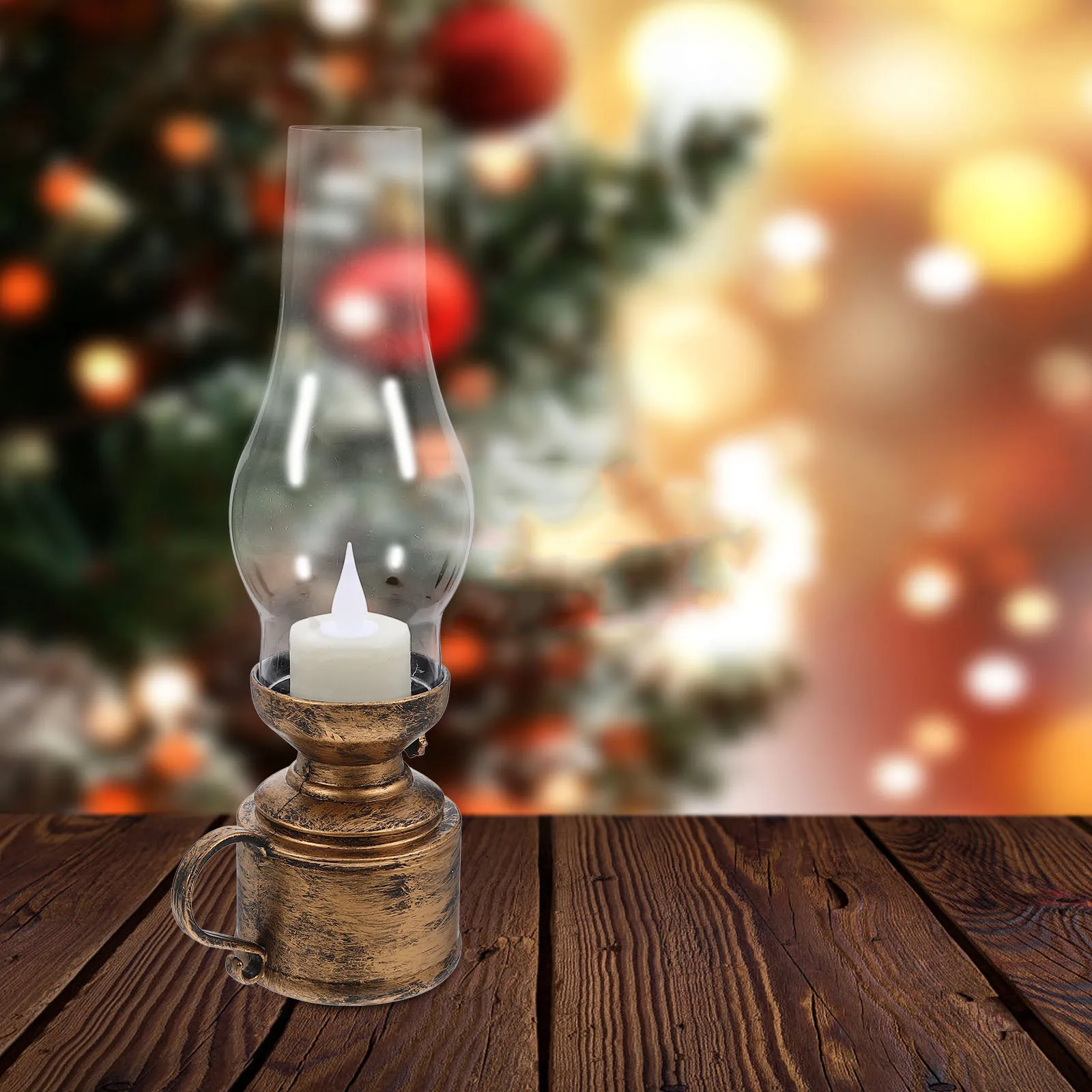 1 قطعة مصباح Led الرجعية خمر ضوء عديمة اللهب للمنزل ديكور منضدية داخلي غرفة المعيشة المطبخ الطوارئ