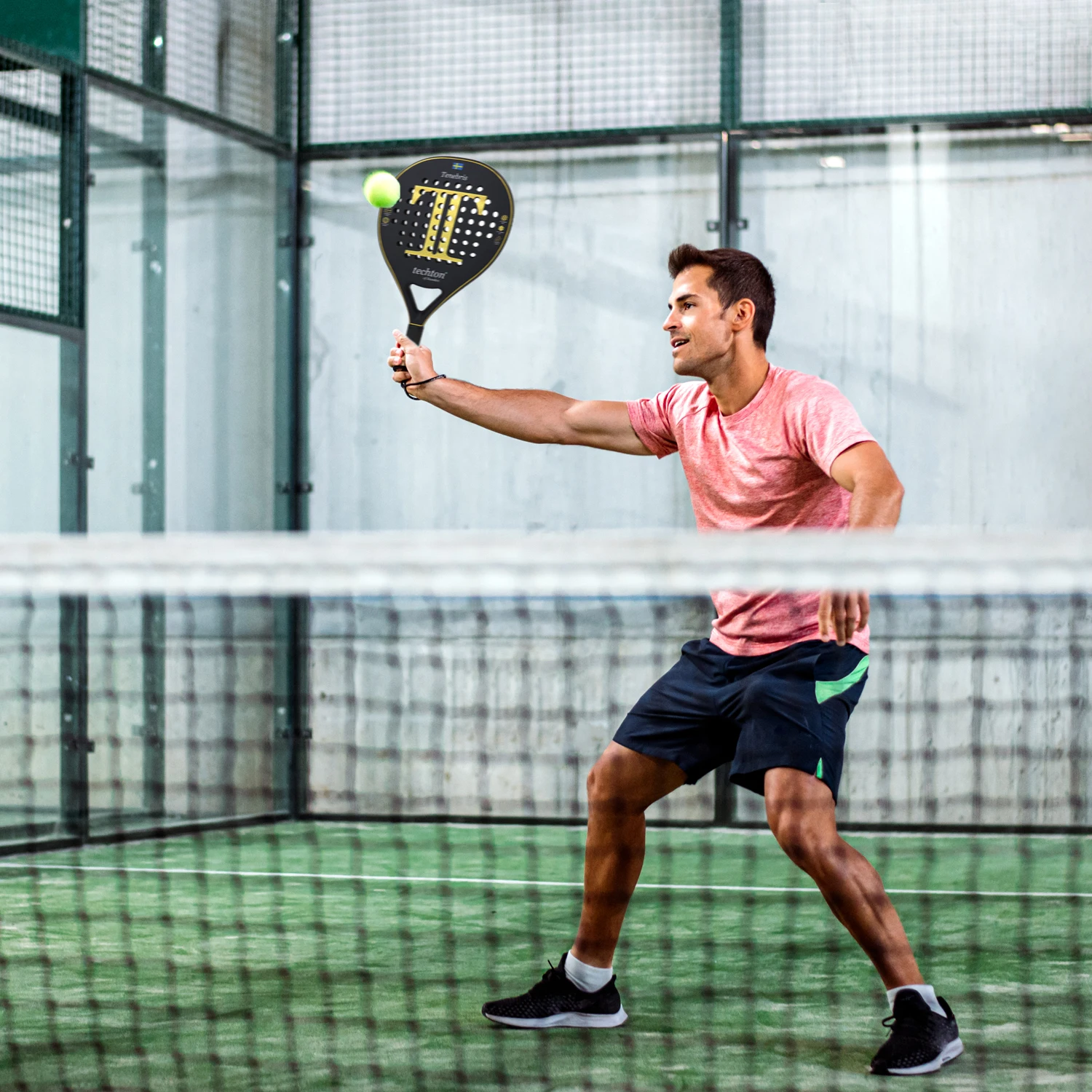 Padel Rackets Lichtgewicht FC/3k Full Carbon Fiber Ruw oppervlak Racchetta Pade EVA Memory Flex Foam Core Hoge kwaliteit rackets