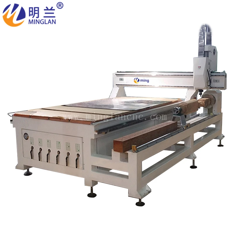 Minglan cnc 4x8 FT CNC Router 1325 CNC Router Table Mach3 System 3Axis 4 Axis CNC Wood Router Carving Machine For Sale