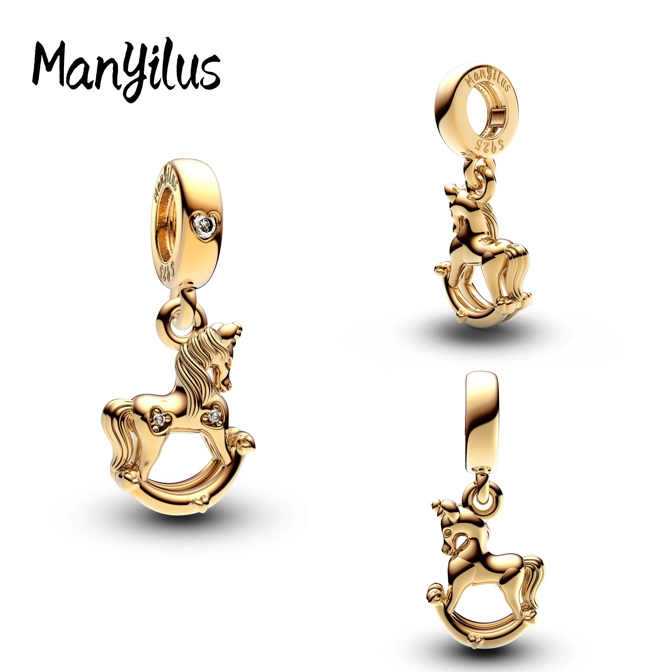 

Manyilus Charms Plata 925 Charms 925 Originales Bracelets Necklaces for Women Women's Jewelry Making Bracelet Charm Mother's Day