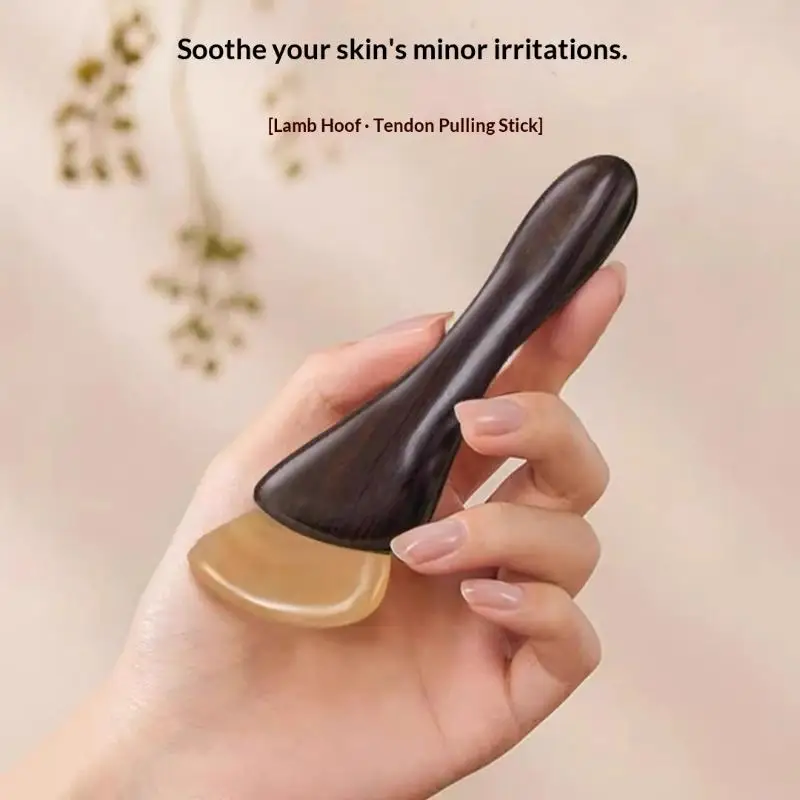 Sandalwood Massager 1/2PCS Face Lifting Tool Anti Puffiness Skin Tightening for Facial Relaxation Home Use