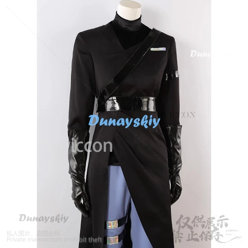 อะนิเมะร้อน Alien Stage คอสเพลย์ Ivan เครื่องแต่งกายสีดํา Sorrow วิกผมบทบาทเล่นปาร์ตี้กางเกงเข็มขัดฮาโลวีนคริสต์มาสชุดที่กําหนดเอง