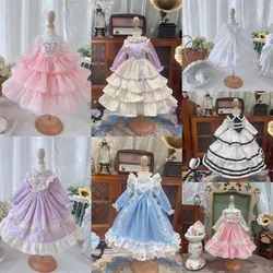 1/3 1/4 1/6 BJD Doll Clothes For Blythe Doll Accessories MSD MDD Skirt Yosd Dress Headwear Doll Dress Up Gift Diy Clothes