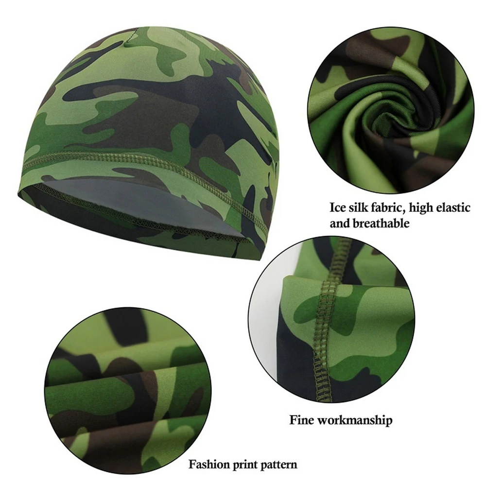 Cooling Cap Helmet Liner|Sweat Wicking Cycling Running Beanie |Motorcycle Hat | Fits Under Helmets | for Men Women image 6