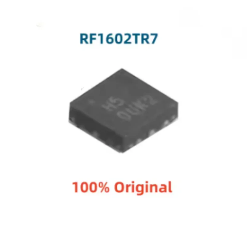 5PCS 100% Original RF1602TR7 RF Switch SPDT 0MHz-3.8GHz Low Insertion Loss High Isolation QFN-12-EP(2x2) for LTE WCDMA CDMA