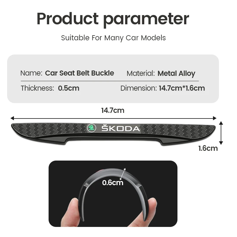4Pcs Rubber Car Anti-Collision Bumper Strip Guards Protector Stickers For Skoda Rapid Superb Kodiaq VII VRS Octavia 2 3 Yeti