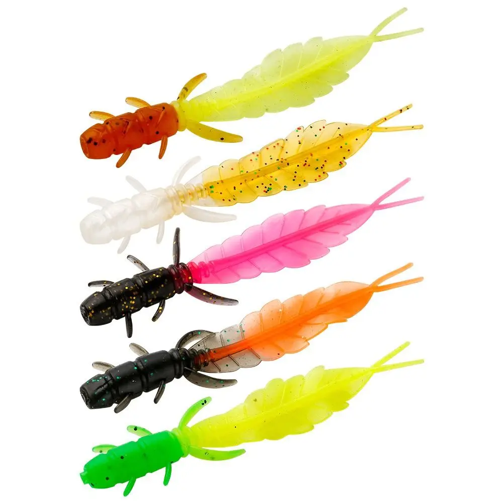 10pcs 5cm 1.27g/7.5cm 1.32g Spinpoler Soft Plastic Bait Swimming Paddle Tail Swimbait 60mm4g Pike Bass Muskie