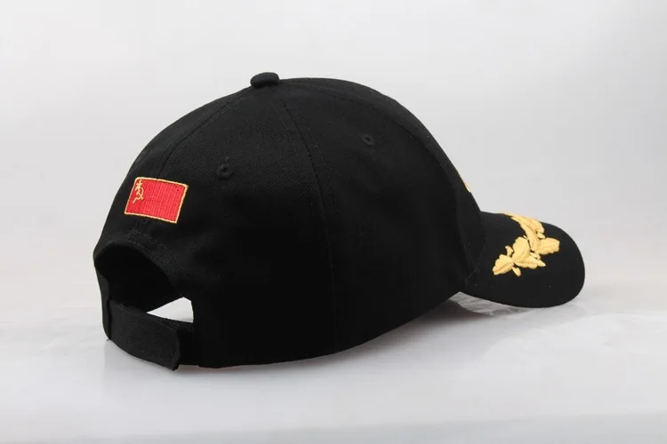 2021 CCCP USSR Russian National Emblem Style Baseball Cap Unisex Black Red Cotton Snapback Cap Adjustable Fashion Hip Hop Hat