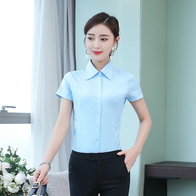 Light blue/short sleeve