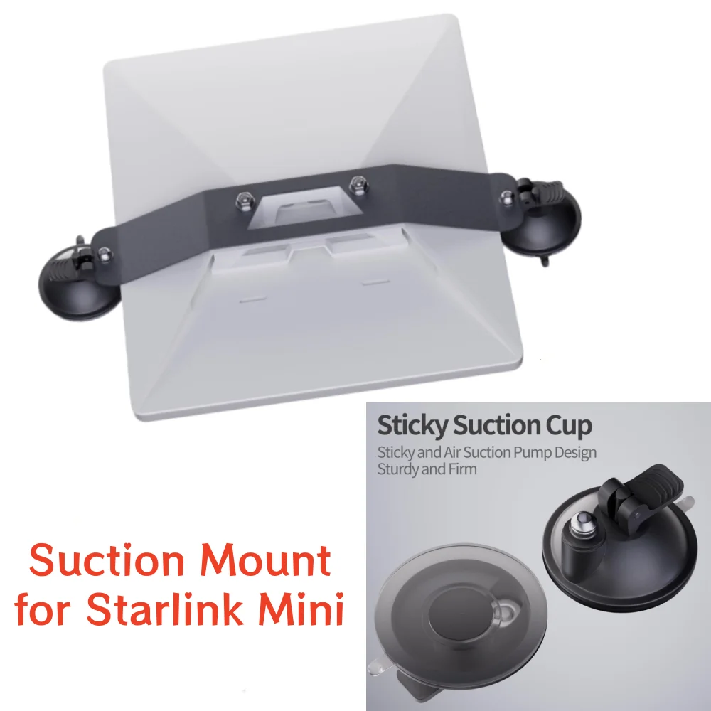 For Starlink Mini Sunroof Suction Cup Mount Bracket Strong Suction Design Roof Mount Mounting Kit for Cars Windows & Sunroofs