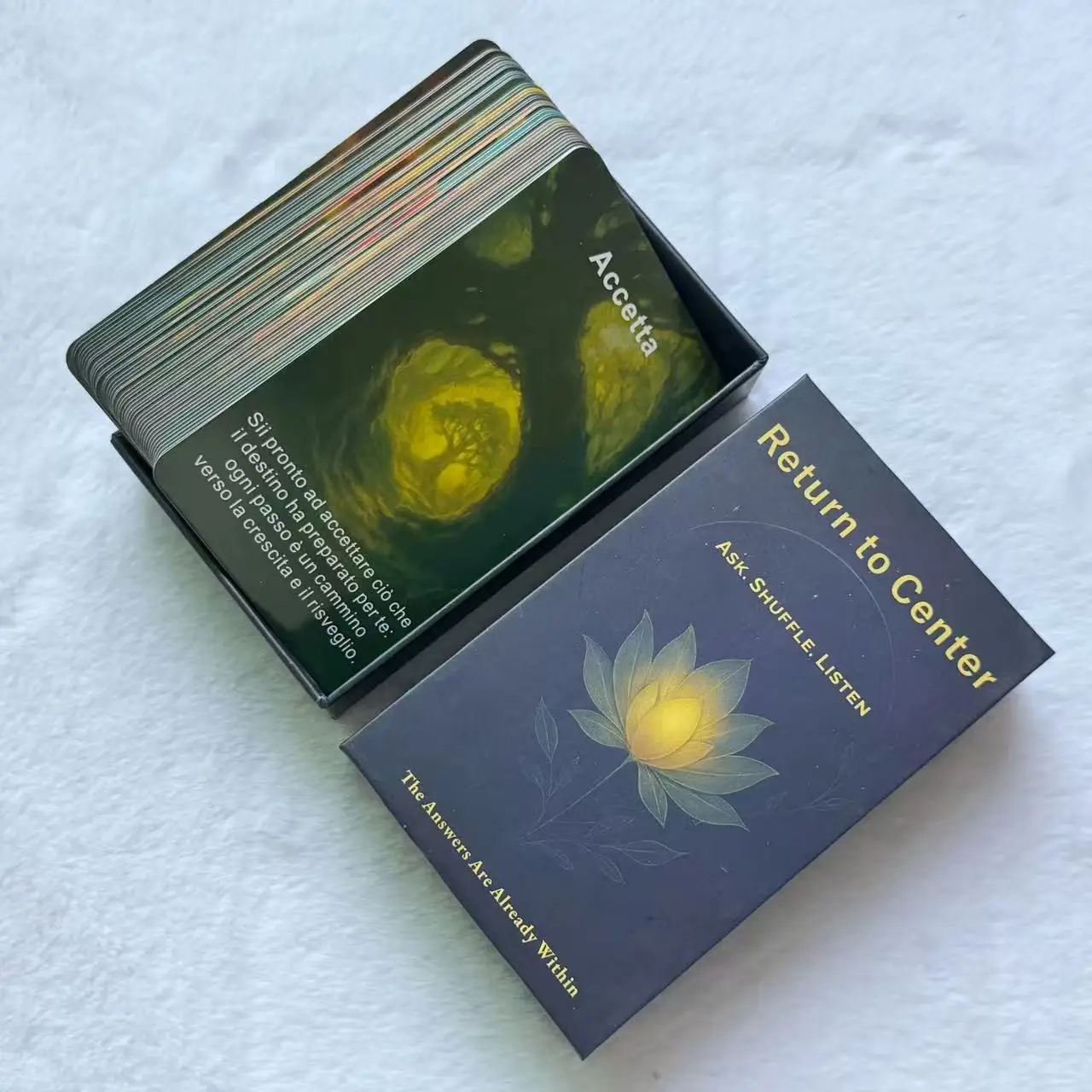 Italian Oracle Card Deck, Italian Tree Tarot Cards, Self Reflection and Discovery, Card Games, 12*7cm, 14+, 56 Cards