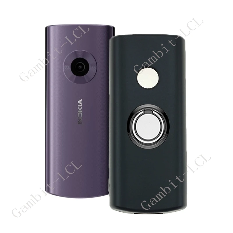 Dla Nokia 110 4G 2023 Nokia110 2023 1.8 "tylny uchwyt pierścieniowy uchwyt etui na telefon miękka oryginalna obudowa odporna na wstrząsy — zdjęcie produktu 3