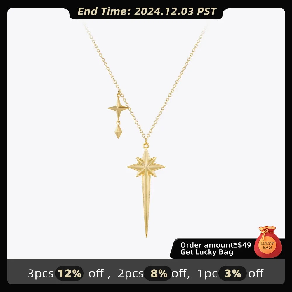 ENFASHION New Octagon Necklace For Women Jewelry Collares Para Mujer Trendy Gold Color Birthday Gift Necklaces Wholesale P223361