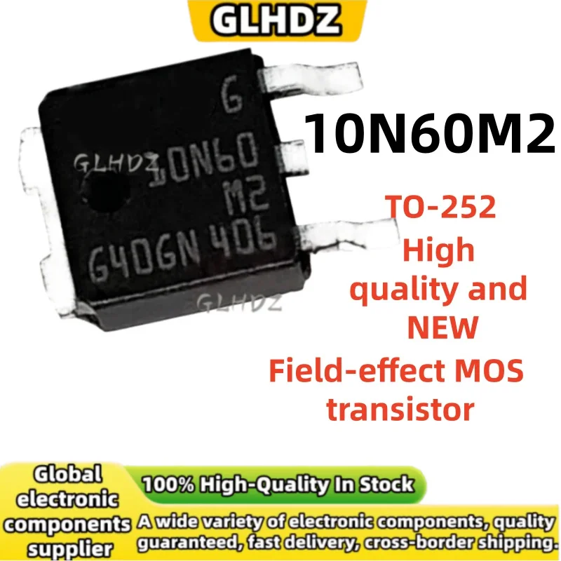 10PCS-40PCS 10N60M2 STD10N60M2 Field-effect MOS transistor TO-252 brand new in stock