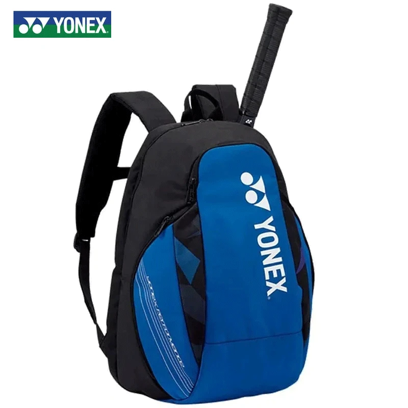 Yonex Pro Series Badminton Bag Indoor Sports Backpack Fessional Tennis Racket Bag with Shoe Compartment, Holds Up To 3 Rackets