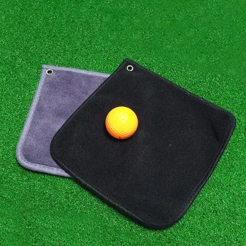 

X90B Golfs Towel Cleaning Cloth Golfs Club Towel with Buckle Clip Golfs Towel for Bag Golfs Course Exercise Yoga Camping Gym