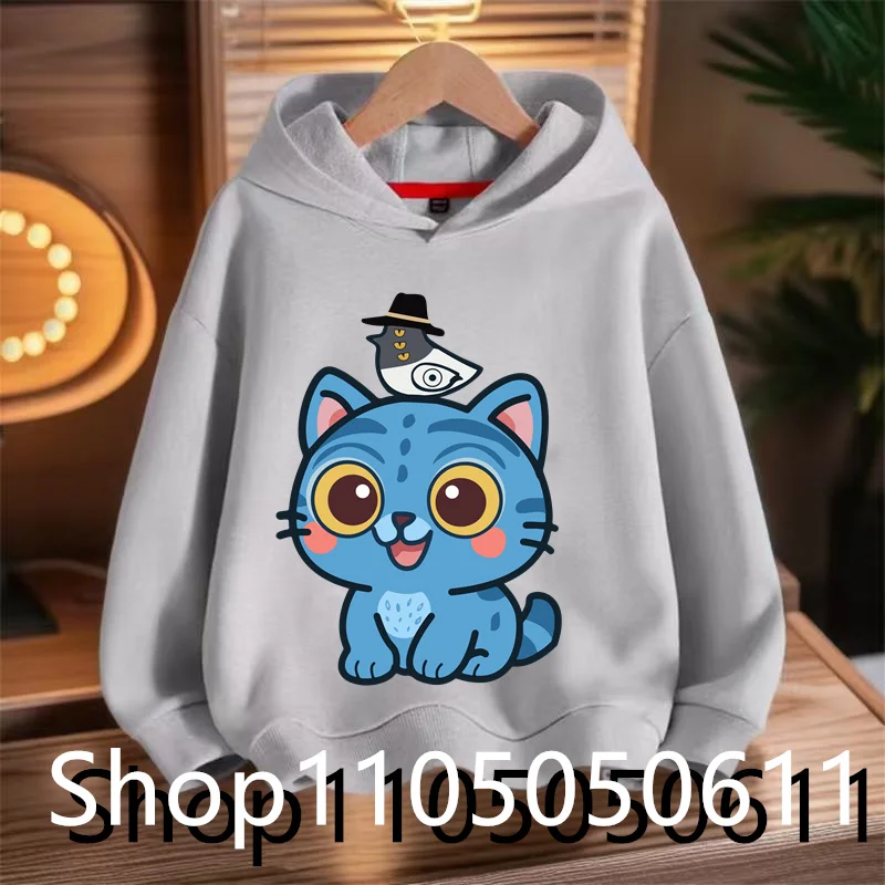 2025 KPop الشيطان هنتر هودي موضة رومي ملابس رياضية هوديي لطيف كم طويل الخريف الفتيان والفتيات الكرتون Y2K هوديي ملابس رياضية