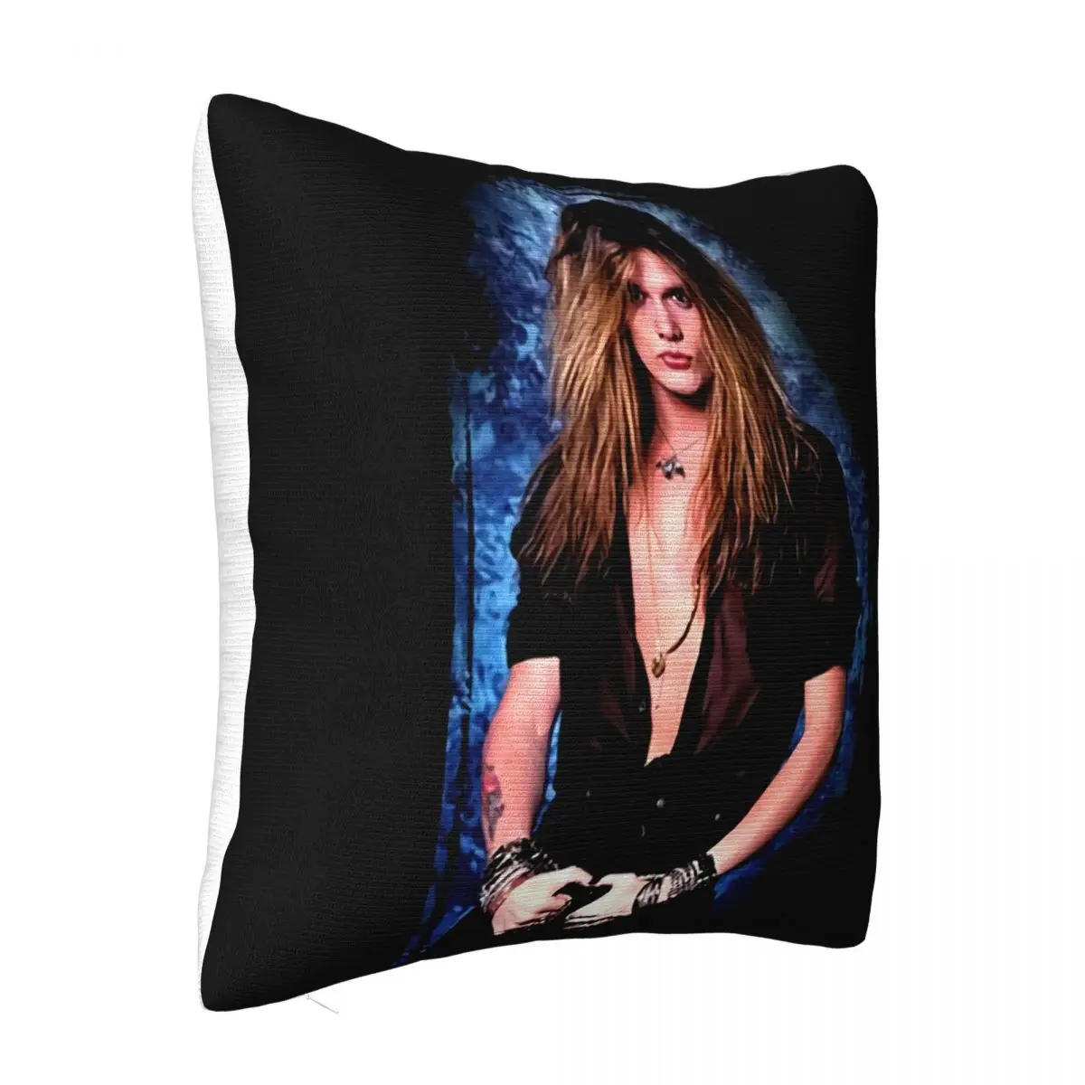 Sebastian Bach Skid Row Cotton Black Men S 4Xl T1513 Many Colors Best Selling Western Style Pillow Case