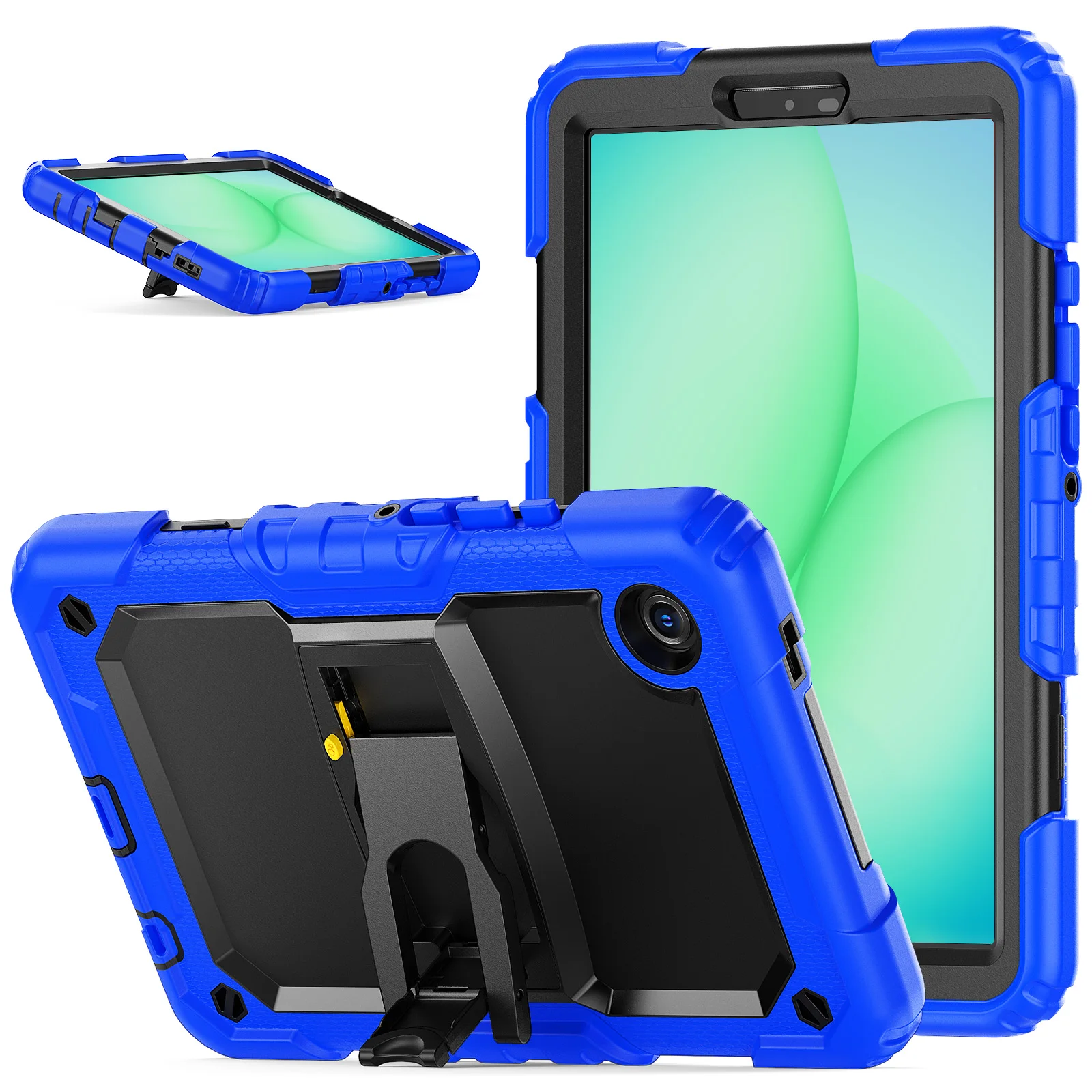 3-Layers Stand Armor Tablet Case For Samsung Galaxy Tab A11A9 8.7“2025 2023 SM-X130 X133 X135SM-X110 X115 X117 Heavy Duty Rugged