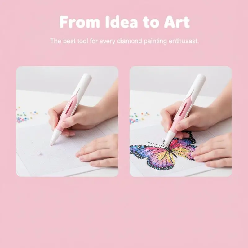 Automatic Diamond Art Bead Dispenser Beadblitz Pen Dispenser Lightweight Portable for Outdoor DIY  Activities