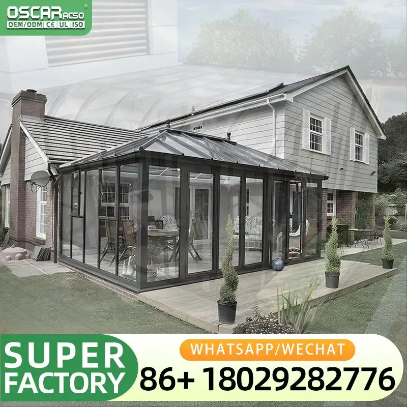 3x3m Outdoor Aluminum Bioclimatic Structure Modern Waterproof Shelter for Garden Patio Backyard sunroom