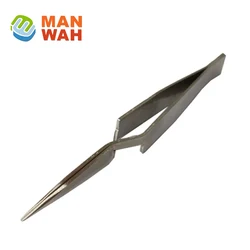 MANWAH MW-2154 Reverse Action Tweezer Straight Tweezers Craft Tools for The Modeler Model Tweezers