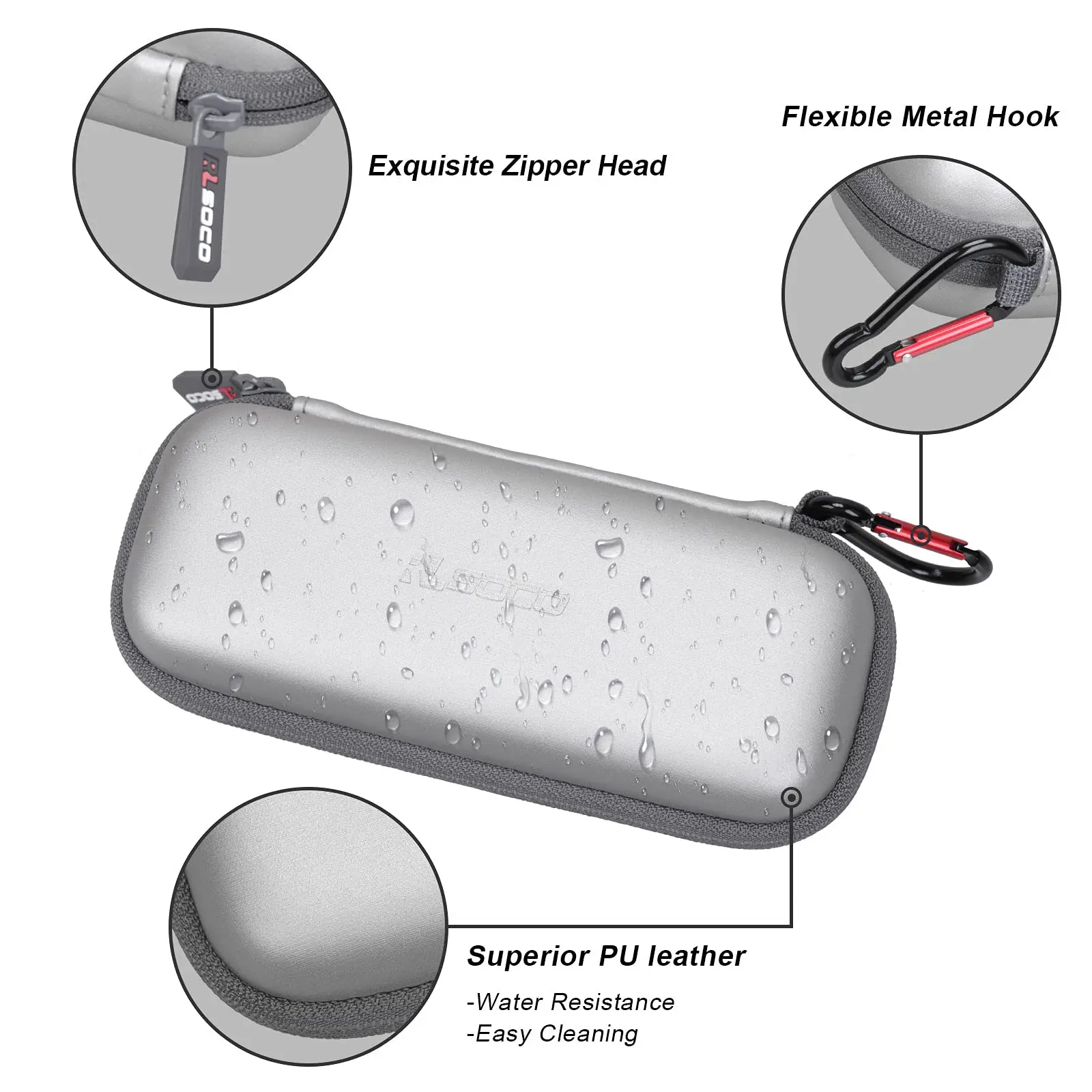 Hard Case for Gillette Fusion5 Men’s Razor& Proglide Shield Men's Razor, Storage Bag EVA Travel Carrying Case for Gillette Razor
