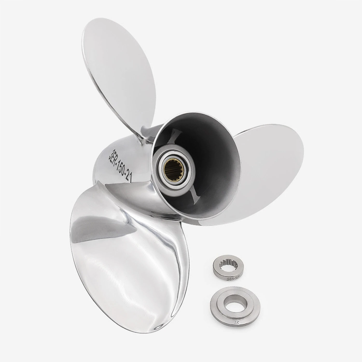 Outboard Motor Stainless Steel Propeller for Yamaha 4-stroke 225 HP 15X21 3X15X21 61A-45981-00-ss