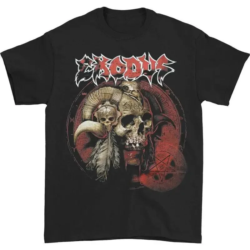 Sale Exodus Band New Black T Shirt Cotton Vintage