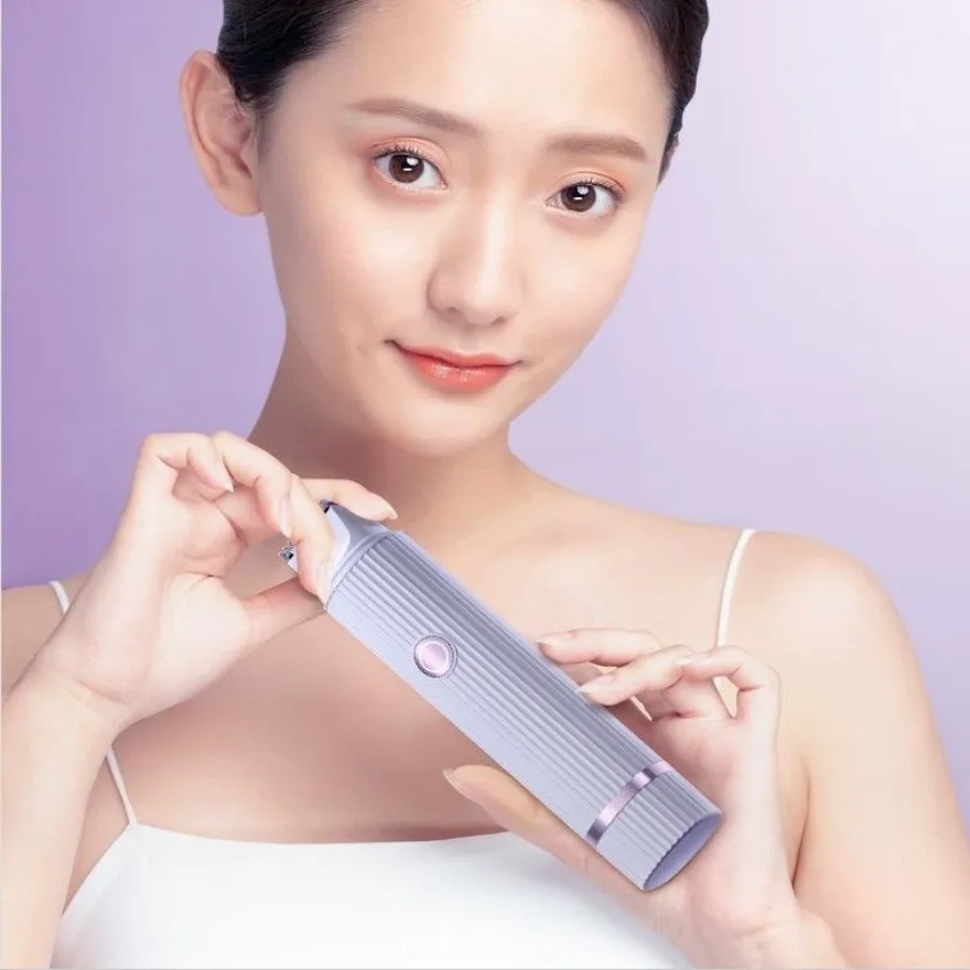 2-in-1 Double Head Electric Shaver for Women - Painless Full Body & Bikini Trimmer, No Stubble image 2
