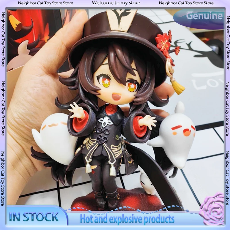 

Spot Genshin Impact Q версия ручной работы из орехового дерева анимационная игра окружающая прекрасная настольная отделка Tide Play модель куклы подарок