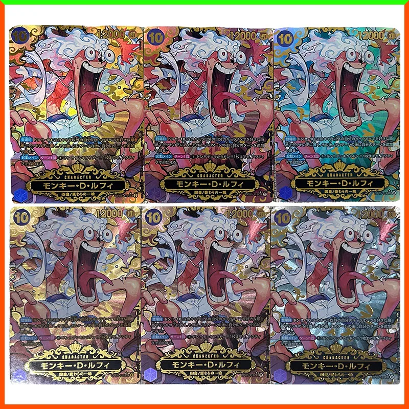 

Аниме ONE PIECE DIY ACG Monkey D Luffy настольная боевая игра фольга голографические коллекционные карты игрушки для мальчиков подарок на день рождения